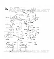 CARENAGE pour Kawasaki ZXR750