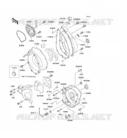 COUVERCLES MOTEUR pour Kawasaki ZXR750