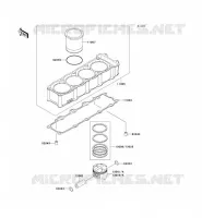 CYLINDRE/PISTON pour Kawasaki ZXR750
