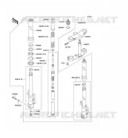 FOURCHE pour Kawasaki ZXR750