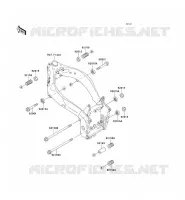 PIECE DE CADRE (COUVERTURE) pour Kawasaki ZXR750