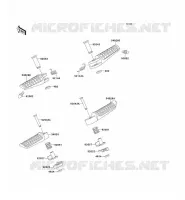 REPOSE PIED pour Kawasaki ZXR750