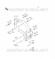PIECE DE CADRE (COUVERTURE) pour Kawasaki ZXR750