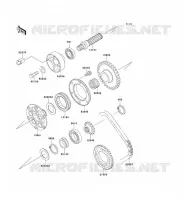 ARBRE GENERATEUR pour Kawasaki ZXR750R