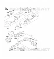 CLIGNOTANTS pour Kawasaki ZXR750R