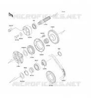ARBRE GENERATEUR pour Kawasaki ZXR750R