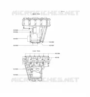 BOULON CARTER MOTEUR pour Kawasaki ZXR750R