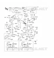 CARENAGE pour Kawasaki ZXR750R
