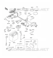 CHASSIS EQUIPMENT ELECTRIQUE pour Kawasaki ZXR750R