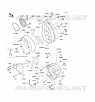 COUVERCLES MOTEUR pour Kawasaki ZXR750R