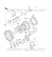 EMBRAYAGE pour Kawasaki ZXR750R