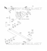 PEDALE DE FREIN pour Kawasaki ZXR750R