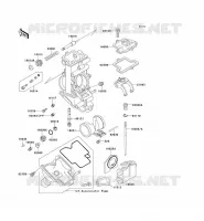 PI&Egrave;CES DE CARBURATEUR pour Kawasaki ZXR750R