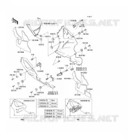 CARENAGE INFERIEUR pour Kawasaki NINJA ZX-7R