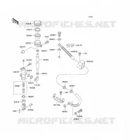 MAITRE CYLINDRE ARRI&Egrave;RE pour Kawasaki NINJA ZX-7R