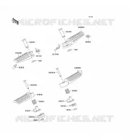REPOSE PIED pour Kawasaki NINJA ZX-7R