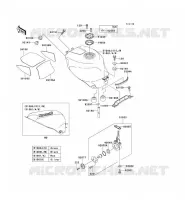 RESERVOIR CARBURANT pour Kawasaki NINJA ZX-7R