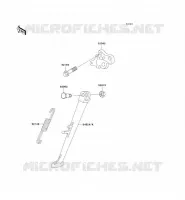BEQUILLES pour Kawasaki NINJA ZX-7R