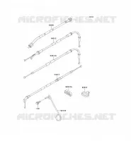 CABLES pour Kawasaki NINJA ZX-7R