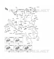 CARENAGE INFERIEUR pour Kawasaki NINJA ZX-7R