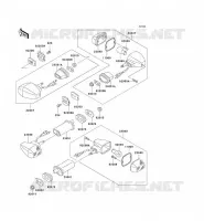 CLIGNOTANTS pour Kawasaki NINJA ZX-7R