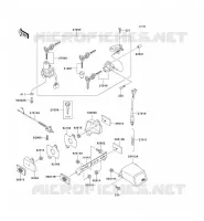 CONTACTEUR SERRURE/R&Eacute;FLECTEUR pour Kawasaki NINJA ZX-7R