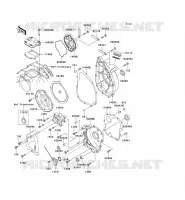 COUVERCLES MOTEUR pour Kawasaki NINJA ZX-7R