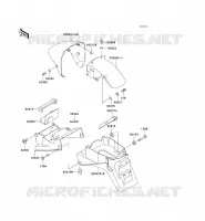 GARDE BOUE pour Kawasaki NINJA ZX-7R