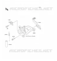 PEDALE DE FREIN/TORQUE LINK pour Kawasaki NINJA ZX-7R