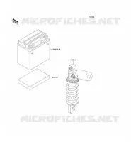 PIECE EN OPTION(ZX 7RR BATTERY) pour Kawasaki NINJA ZX-7R