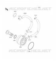 RADIATEUR D'HUILE pour Kawasaki NINJA ZX-7R