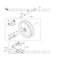 ROUE AVANT pour Kawasaki NINJA ZX-7R