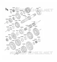 TRANSMISSION pour Kawasaki NINJA ZX-7R