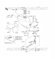 RESERVOIR CARBURANT pour Kawasaki NINJA ZX-7R