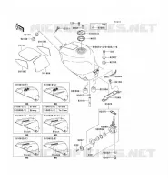 RESERVOIR CARBURANT pour Kawasaki NINJA ZX-7R