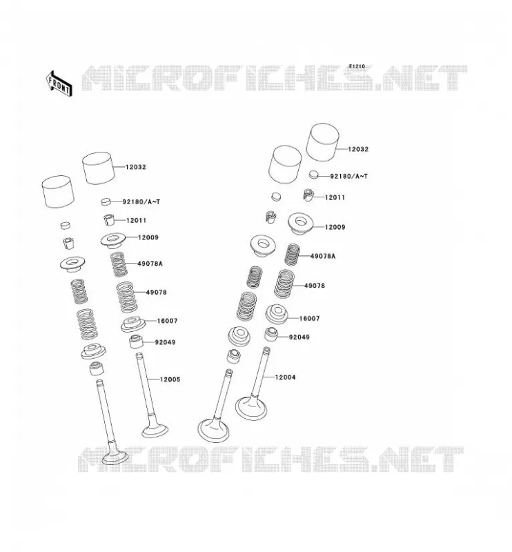 SOUPAPE Kawasaki MOTOS 750 2003 NINJA ZX-7R  ZX750-P8