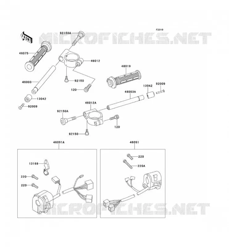 GUIDON Kawasaki MOTOS 900 1995 NINJA ZX-9R  ZX900-B2