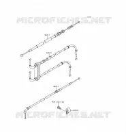 CABLES pour Kawasaki NINJA ZX-9R