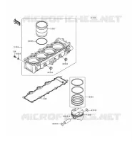 CYLINDRE/PISTON pour Kawasaki NINJA ZX-9R