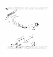 &Eacute;CHAPPEMENT pour Kawasaki NINJA ZX-9R