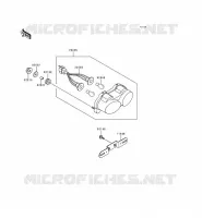 FEUX ARRI&Egrave;RE(S) pour Kawasaki NINJA ZX-9R
