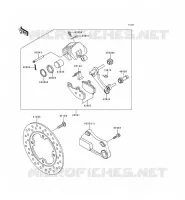FREIN ARRIERE pour Kawasaki NINJA ZX-9R