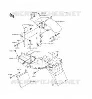 GARDE BOUE pour Kawasaki NINJA ZX-9R