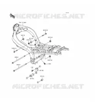 PIECE DE CADRE (COUVERTURE) pour Kawasaki NINJA ZX-9R