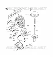 PI&Egrave;CES DE CARBURATEUR( ZX900CE026356) pour Kawasaki NINJA ZX-9R