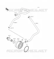 RADIATEUR D'HUILE pour Kawasaki NINJA ZX-9R