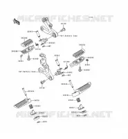 REPOSE PIED pour Kawasaki NINJA ZX-9R