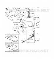RESERVOIR CARBURANT pour Kawasaki NINJA ZX-9R