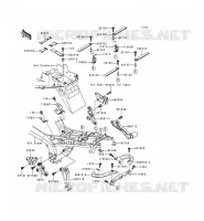 SUPPORT BATTERIE pour Kawasaki NINJA ZX-9R