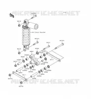 SUSPENSION pour Kawasaki NINJA ZX-9R